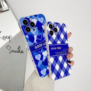 เคสโทรศัพท์มือถือ ลายหัวใจ สีฟ้า สําหรับ Vivo V2026 V2043 1901 1902 1904 1906 V2027 V2029 1935 1938 1819 1915 1723 1609 1820 1808 1812 1806 1811 1814 1816 1907 Y71 Y66 Y67 V5S V5 lite V5 plus