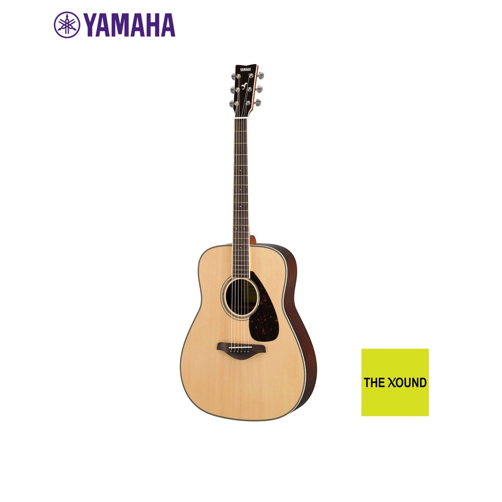 YAMAHA Acoustic Guitar กีตาร์โปร่ง FG 830 + Standard Guitar Bag กระเป๋ากีตาร์รุ่นสแตนดาร์ด