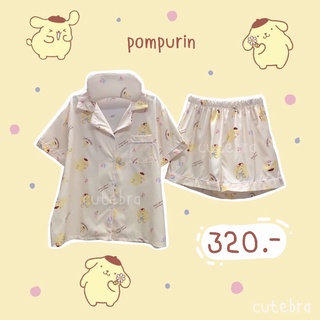 pompurin ☀️ ชุดนอนผ้าไหมเกาหลี