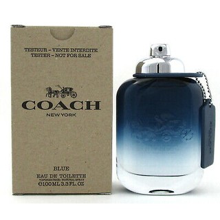 Coach new york blue edt 100ml tester.