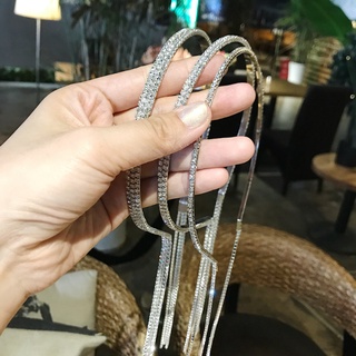 แฟชั่นเกาหลีเงาสามแถวของวงดนตรีหัวเพชรกับวงผมพู่
