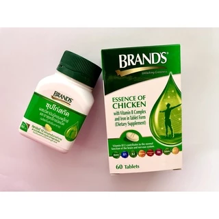 Brand แบรนด์ ซุปไก่ ผสมธาตุเหล็กและวิตามินบี บรรจุ 60 เม็ด brands