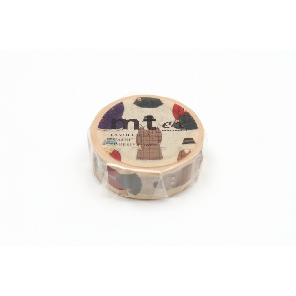 mt masking tape dress-up autumn / winter (MTEX1P191) / เทปตกแต่งวาชิ ลาย dress-up autumn / winter แบรนด์ mt masking tape