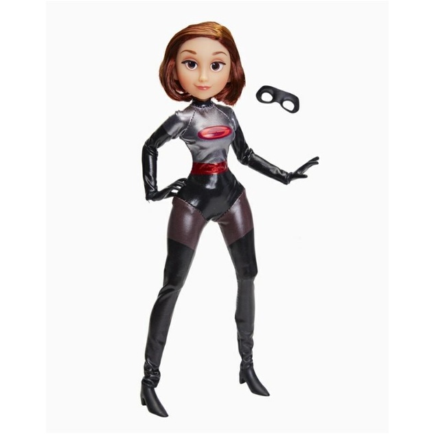 **กล่องไม่สวย** Disney / Pixar Incredibles 2 Elastigirl Doll [Silver & Black Costume] jakks #230#