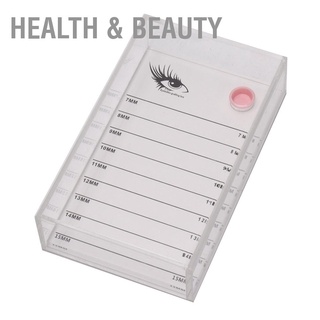 Health &amp; beauty Grafting Eyelash Transparent Box False Eyelashes Glue Pallet Holder Makeup Display Container