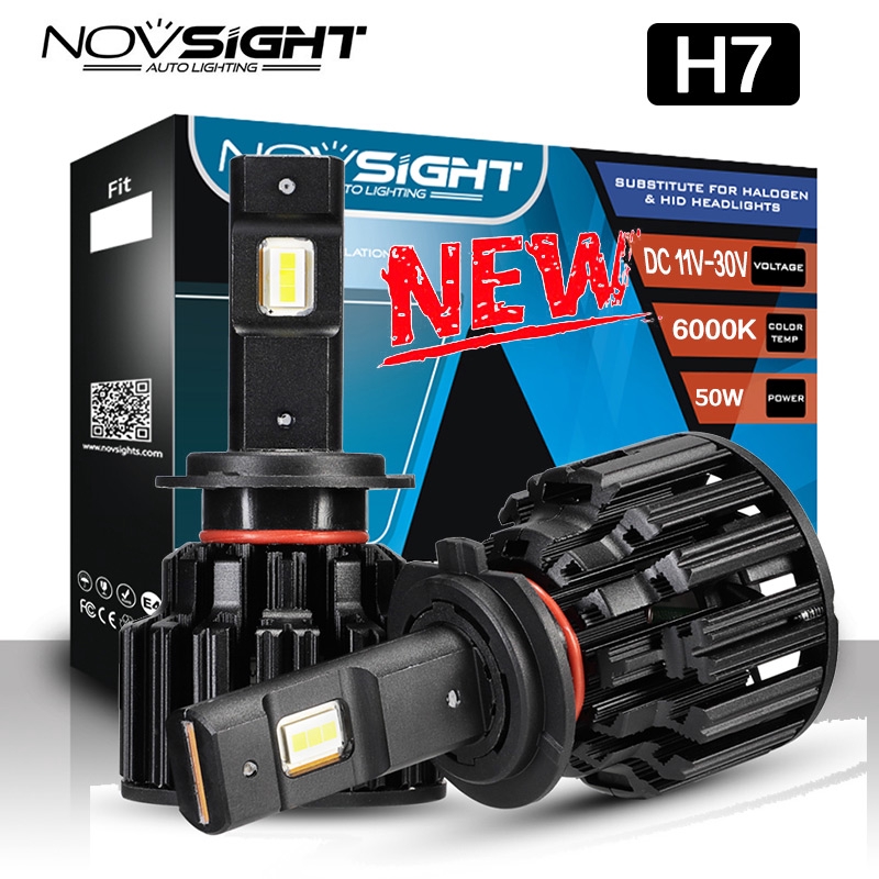 Novsight หลอดไฟหน้ารถยนต์ H7 F06 LED 100W 20000LM 6000K k44y | Shopee ...