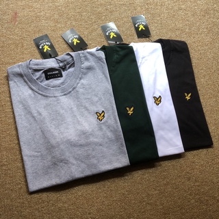 เสื้อยืดลําลอง แขนสั้น ปักลายโลโก้ Lyle and Scott