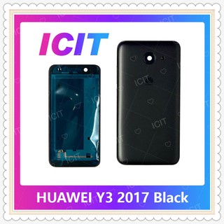 Body Huawei Y3 2017/Y3 2018/CRO-L22/CAG-L22 อะไหล่บอดี้ เคสกลางพร้อมฝาหลัง Body อะไหล่มือถือ ICIT-Display