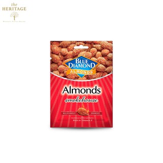 บลูไดมอนด์ อัลมอนด์กลิ่นรมควัน 30 กรัม Blue Diamond Smokehouse Almonds 30 g.