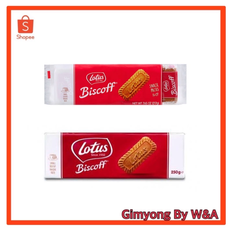Lotus Biscoff Biscuits โลตัสบิสคอฟบิสกิต บิสกิตบิสคอฟ