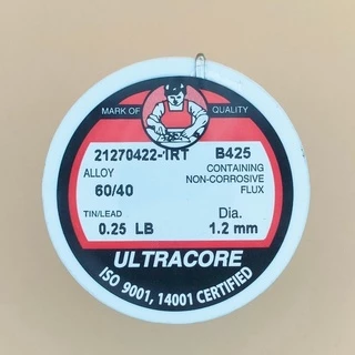 ตะกั่วบัดกรี 1.2 มม. 0.25 ปอนด์ ตรา Ultracore