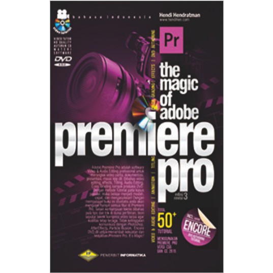 หนังสือต้นฉบับ The Magic of Adobe Premiere Pro + DVD (Revised 3)