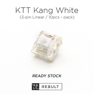 Ktt Kang White (10 แพ็ค) สวิตช์เชิงกล สําหรับคีย์บอร์ดเชิงกล