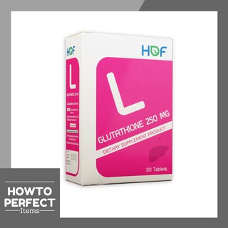HOF L-Glutathione แอล กลูต้า ไธโอน 250 mg. gluta