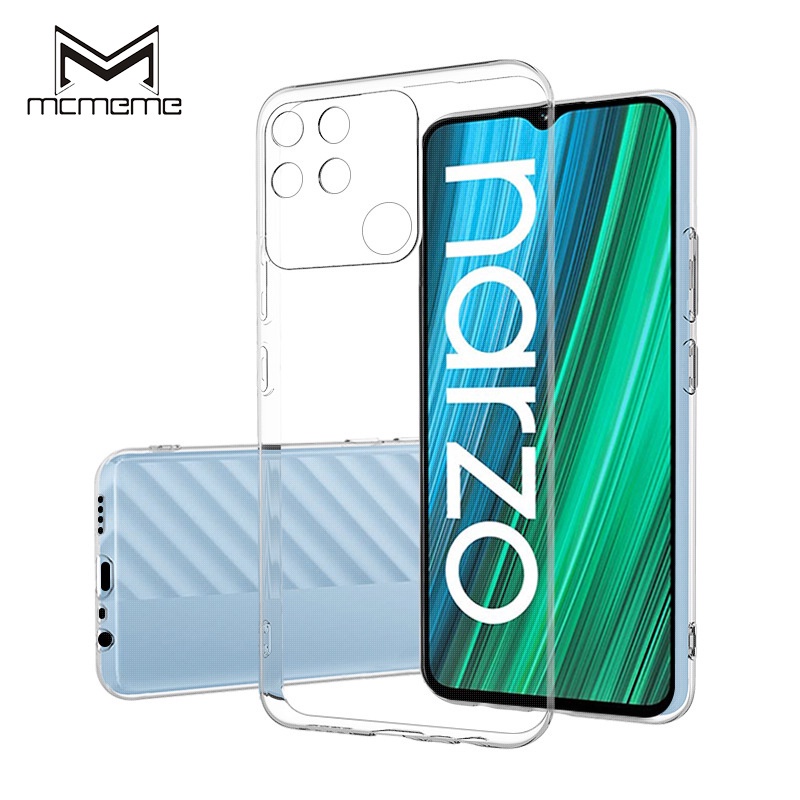 For Realme Note 50 Narzo 50i 50A Prime 50 30A 5G เคสใสกันกระแทก เคสนิ่มกันกระแทกรอบด้าน