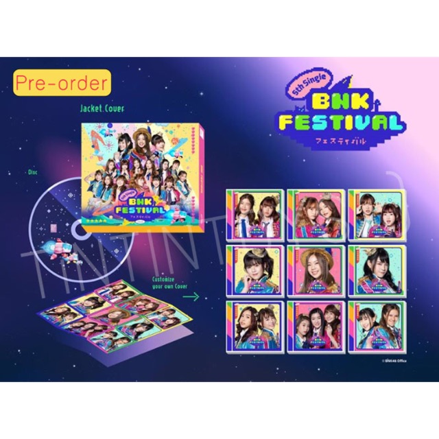 CD BNK48 5th Single BNK Festival  ((พร้อมส่ง ))