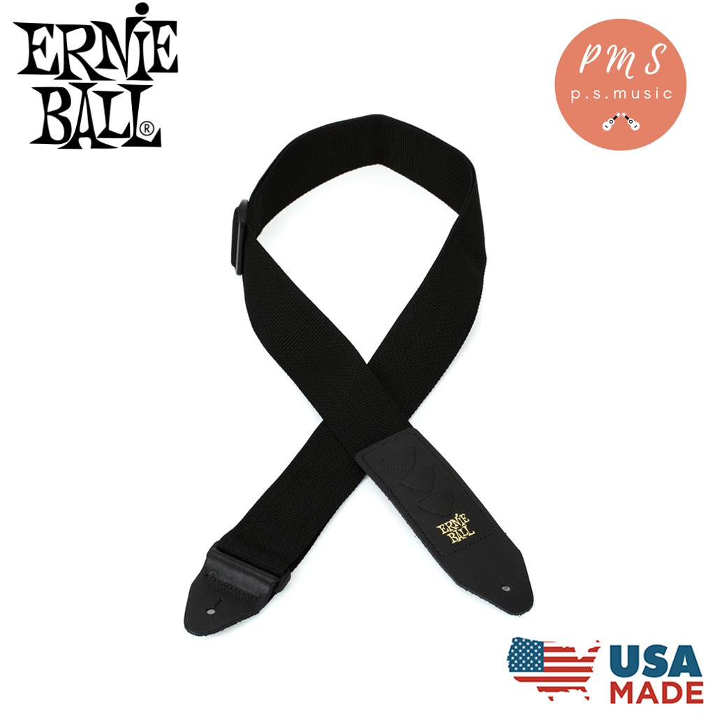 Ernie Ball® Pick Holder Strap สายสะพายกีตาร์ แบบมีที่เก็บปิ๊ก กว้าง 2