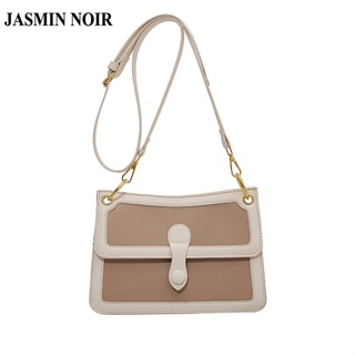 Jasmin Noir กระเป๋าสะพายข้าง หนัง PU ขนาดเล็ก เรียบง่าย สําหรับผู้หญิง