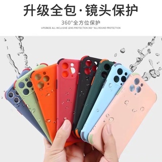 [พร้อมส่งจากไทย] เคสป่มสีกันกระแทก iPhone13 iPhone13 pro iPhone13 pro max คสป้องกันโทรศัพท์เลนส์กล้อง