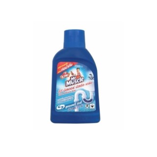เกล็ดขจัดท่อน้ำตัน ขจัดการอุดตันท่อน้ำทิ้ง KIWI Mr.Muscle 375 กรัม x 1 ขวด