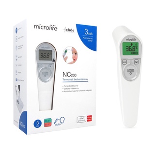 เทอร์โมมิเตอร์วัดอุณหูมิทางหน้าผากระบบอินฟราเรด Microlife (รุ่น NC200) ไมโครไลฟ์