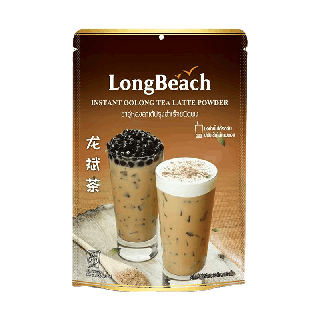 ลองบีชผงชานมอู่หลง ขนาด 300กรัม. LongBeach Oolong Milk Tea size 300g.