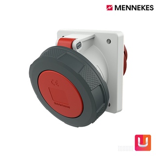 MENNEKES รหัส 209A ปลั๊กตัวเมีย CEE แบบฝังเฉียง 20° ชนิดกันน้ำ IP67 3+N+E 63A