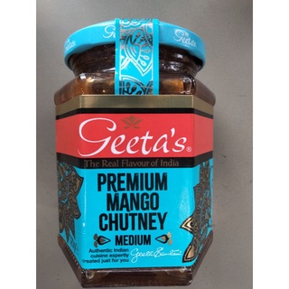 Geetas Mango Chutney ซอสมะม่วงกวน สำหรับราด อาหาร 320 กรัม