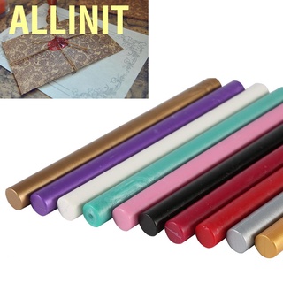 10 Colors 5pcs Seal Stamp Wax Sticks For Sealing Vintage