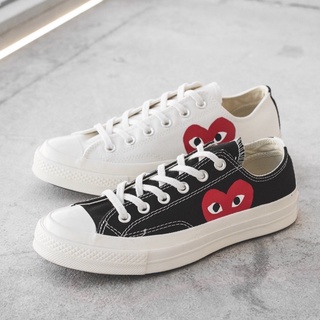 🔥พร้อมส่ง‼️ COMME DES GARCONS X CONVERSE 70 รองเท้าผ้าใบคอนเวิสกอม