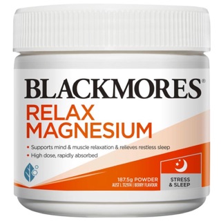 Blackmores Relax Magnesium 187.5g Powder