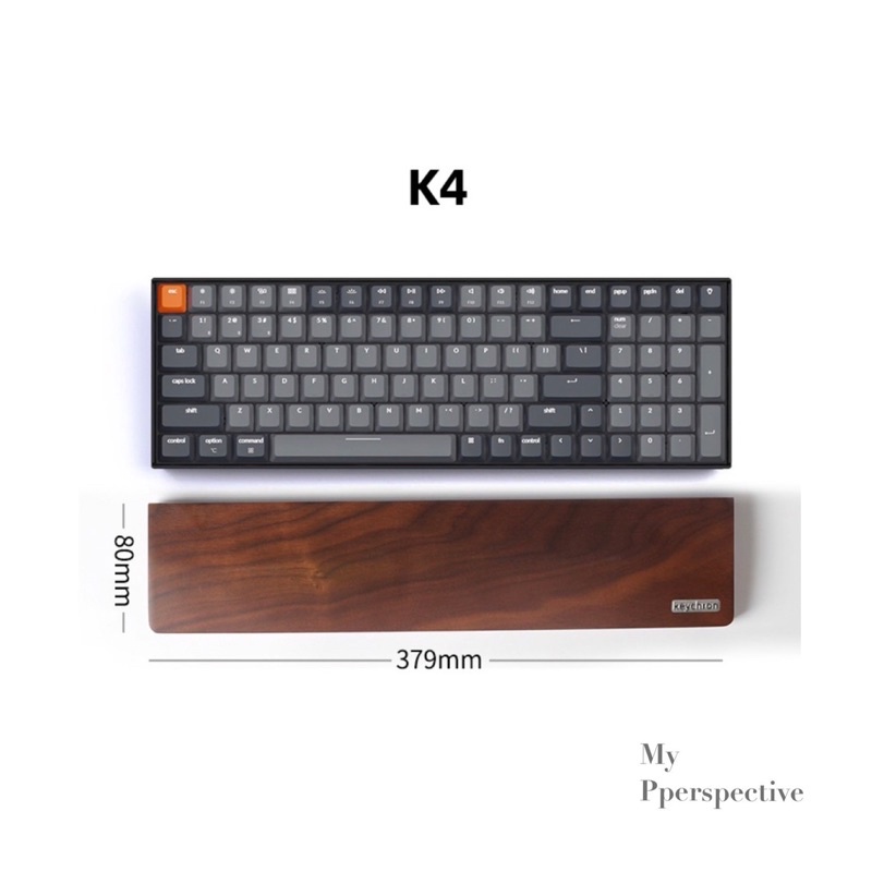 *สินค้าใหม่พร้อมส่ง* Keychron K4 ที่รองข้อมือ (ทำจากไม้)