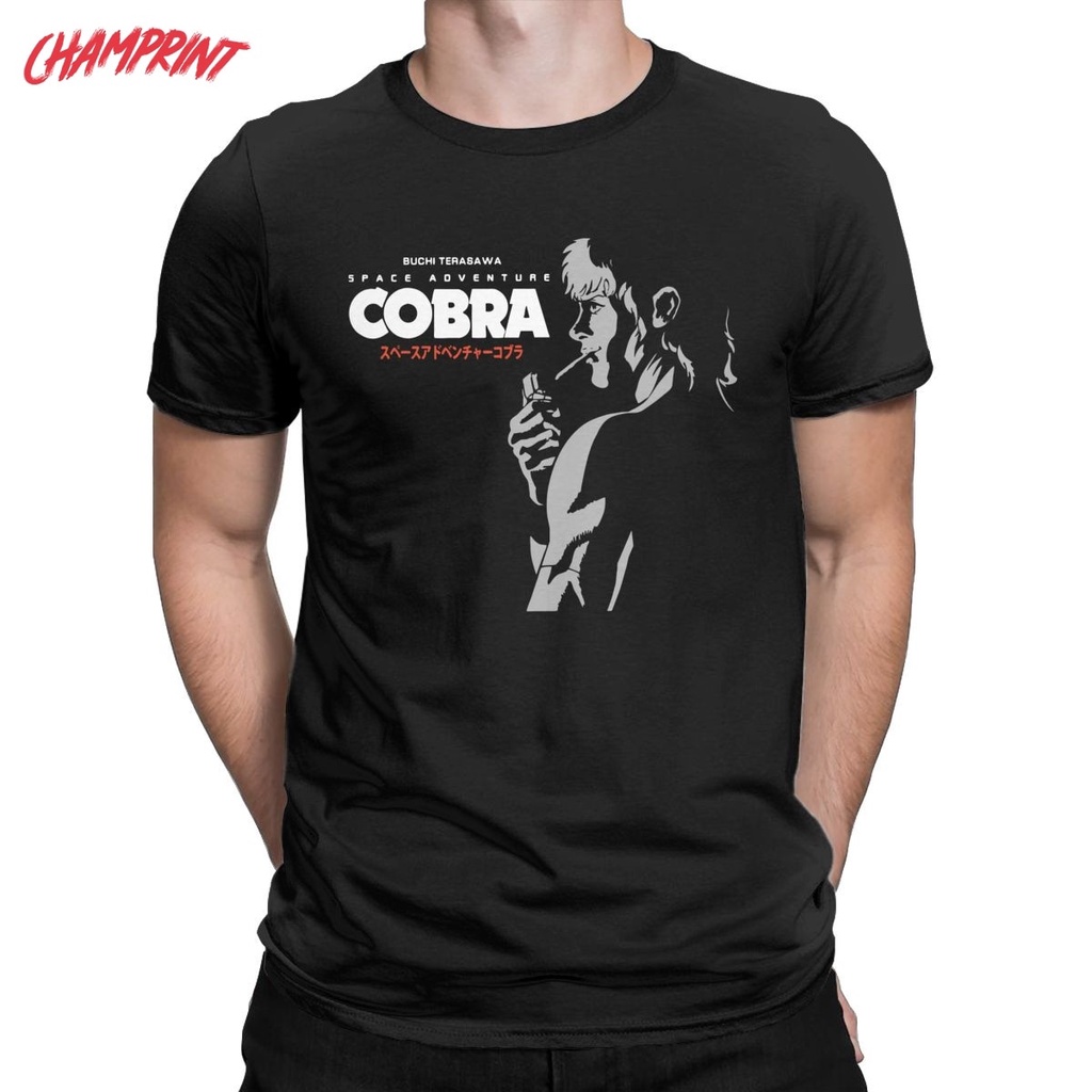 [COD]เสื้อยืดคอกลม แขนสั้น ผ้าฝ้าย 100% พิมพ์ลายอนิเมะ Space Adventure Cobra สไตล์เรโทร สําหรับผู้ชาย
