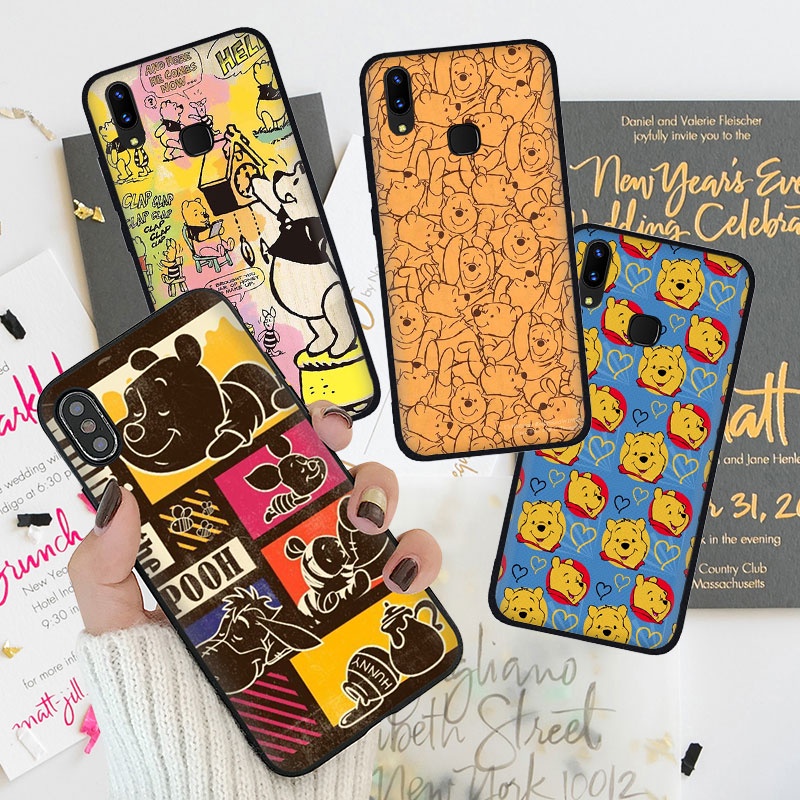 ปลอกอ่อน Redmi Note 5 6 7 8 9 Pro Note 9S เคสโทรศัพท์ซิลิโคน QS20 วินนี่เดอะพูห์อะนิเมะ