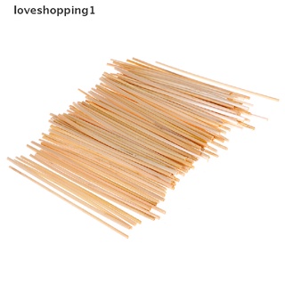 Loveshopping1 หลอดฟางข้าวสาลี เกรด A 20 ซม. เป็นมิตรกับสิ่งแวดล้อม 100 ชิ้น ต่อแพ็ค TH