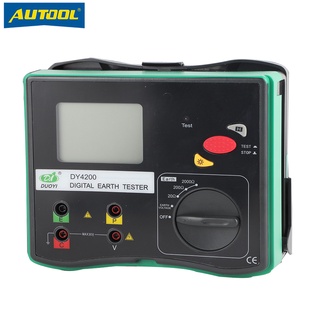 Autool duoyi DY4200 เครื่องทดสอบความต้านทานการสั่นสะเทือนของดิน แบบดิจิทัล