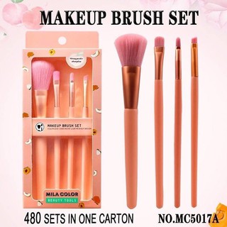 เซตแปรง Mila Color Beauty tools  4 ชิ้น