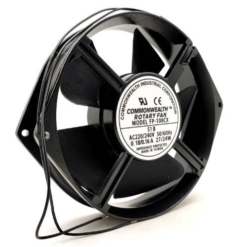 COMMONWEALTH ของแท้100% FP-108CX AC220/240V Ac Axial Fan พัดลมระบายความร้อน 6นิ้ว  ขนาด 162x150x38.5