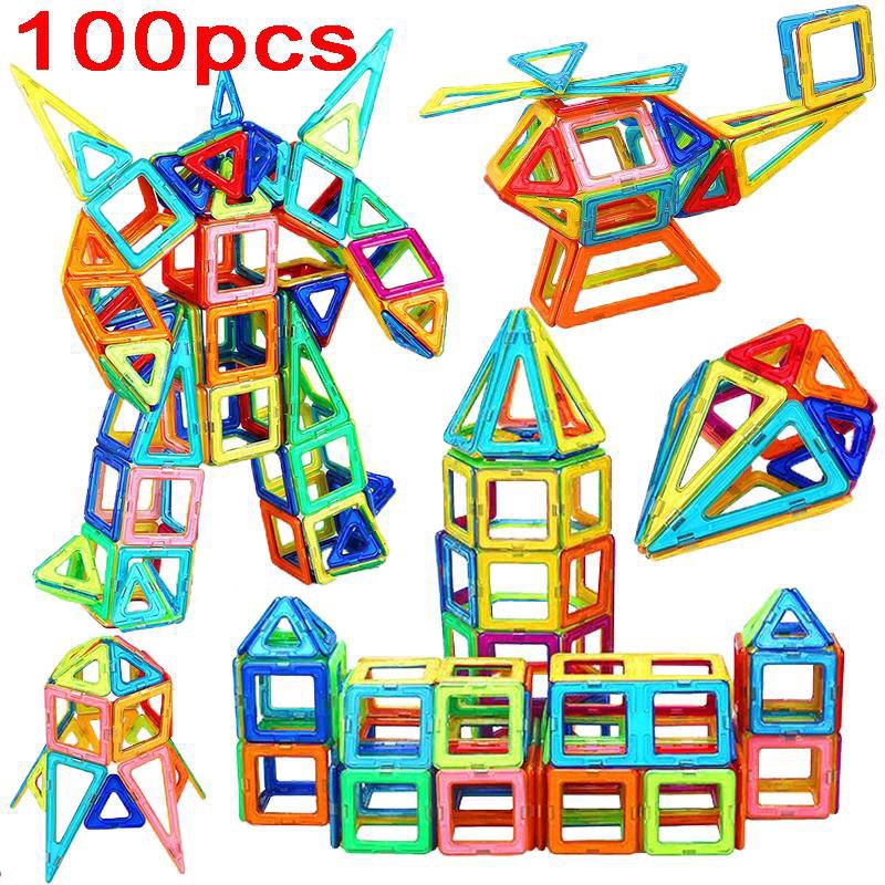 30-184 ชิ้น ตัวต่อแม่เหล็ก (ขายแยกชิ้น)​ Magnatic Building tile ของเล่นเด็กเสริมพัฒนาการ บล็อกแม่เหล็ก ของเล่นเสริมการศึกษา