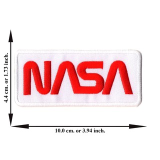 ตัดรีด ตัวรีดติดเสื้อ อาร์มปัก ติดเสื้อปัก ปักเสื้อ DIYลาย NASA สี่เหลี่ยม4