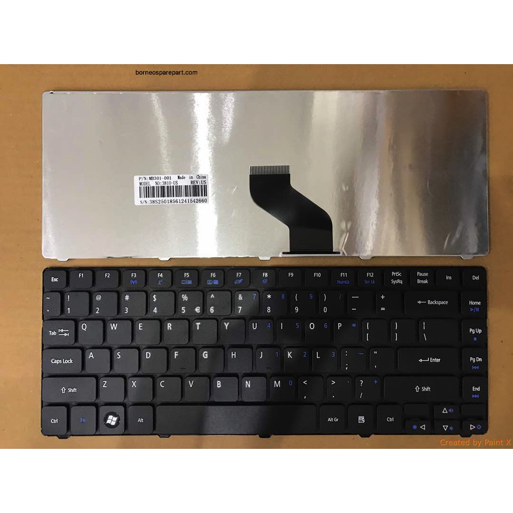 ใหม่ คีย์บอร์ด ACER Aspire 4738ZG 4352 D640 4240 E1-421 E1-421G