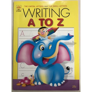 WRITING A TO Z คัดอังกฤษ อนุบาล (ประชาช่าง)