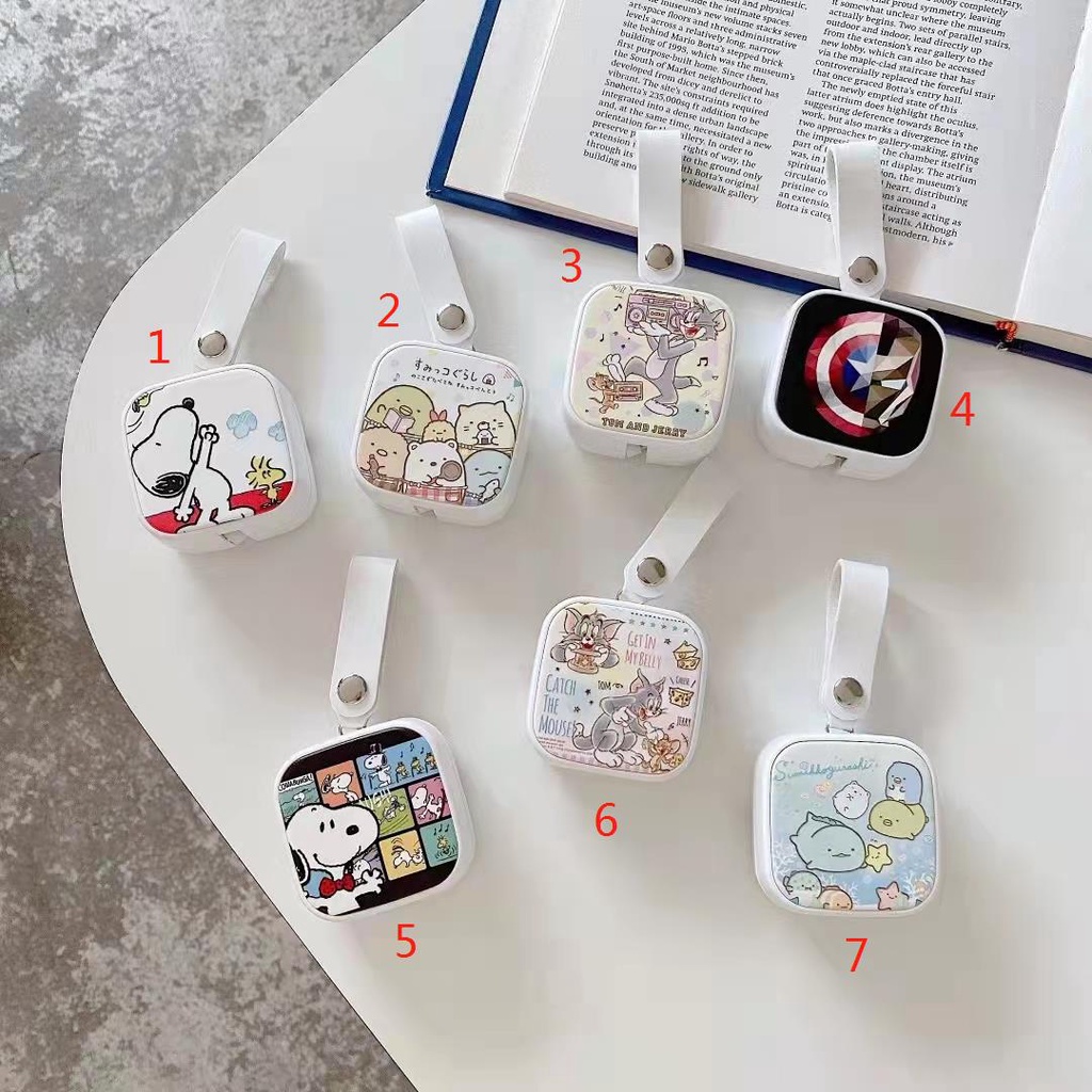 สายชาร์จแฟลช Pd60W ชาร์จเร็วมาก พับเก็บได้ อินพุตคู่ เอาท์พุตคู่ ส่งสัญญาณ Snoopy Sumikkogurashi Iron Man