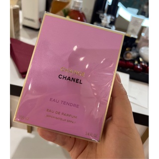 Chanel Chance Eau Tendre for Women EDP 100 ML.  กล่องซีล ของแท้100%