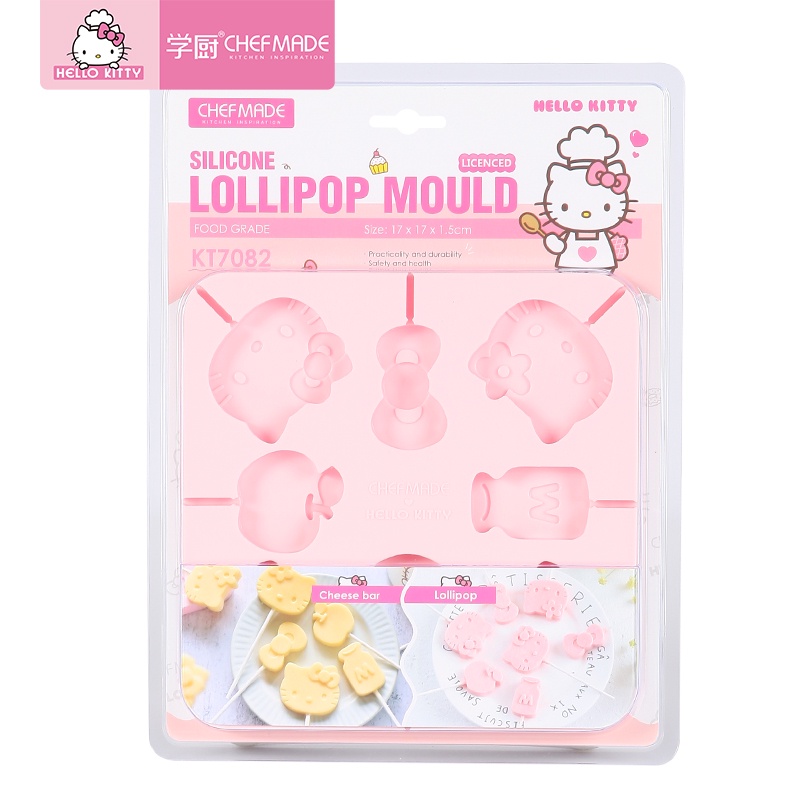 Chefmade แม่พิมพ์ซิลิโคน ลายการ์ตูน Hello Kitty เกรดอาหาร สําหรับทําชีส แฮนด์เมด KT7082