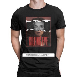 Villaneve เสื้อยืดลําลอง ผ้าฝ้าย แขนสั้น คอกลม พิมพ์ลาย Killing Eve สําหรับผู้ชายS-5XL