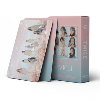 โปสการ์ดอัลบั้มรูปภาพ TWICE TWICE4 LOMO 54 ชิ้น ต่อกล่อง (พร้อมส่ง)