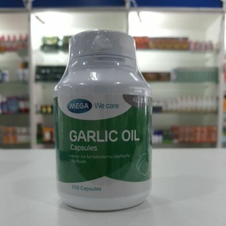 mega garlic oil 100 capsules