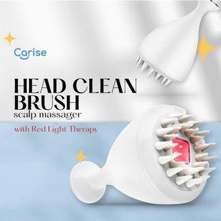 Head Clean Brush หวีนวดไฟฟ้าดูแลรากผม แปรงนวดหนังศีรษะ กันน้ําแบบชาร์จไฟได้