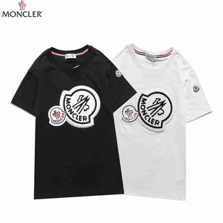 [100% Cotton] 3867 mon cler เสื้อยืดแขนสั้น แฟชั่นสําหรับผู้ชาย ผู้หญิง